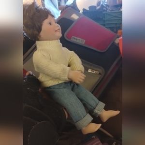 Danbury mint 1992 little boy from the fishing lesson